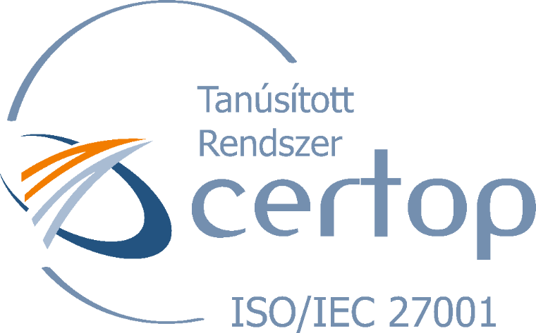 CERTOP tanúsított rendszer - ISO/IEC 27001
